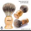 Picture of Synthetic Bristles Shaving Brush For Men, Engineered for The Best Shave of Your Life. Shaving Brush - Shave Brush for Wet Shave for Safety Razor, Double Edge Razor, Straight Razor, Shaving Razor