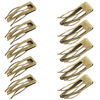 Picture of Chinco 24 Pieces Double Grip Hair Clips Metal Snap Hair Clips Women Hair Barrettes for Hair Making, Salon Supplies (Ancient Bronze, 2 Inch)