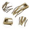 Picture of Chinco 24 Pieces Double Grip Hair Clips Metal Snap Hair Clips Women Hair Barrettes for Hair Making, Salon Supplies (Ancient Bronze, 2 Inch)