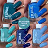 Picture of Eternal Blue Nail Polish Set for Women (OCEAN VIEW) - Green Nail Polish Set for Girls - Lasting & Quick Dry Non Toxic Nail Polish Kit for Home DIY Manicure & Pedicure - Made in USA, 13.5mL (Set of 5)