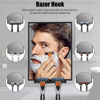 Picture of LFOYOU Shower Mirror for Shaving with 2 Replaceable Adhesive - Two Razor Holder, 360°Rotation Adjustable Shaving Mirror with a Squeegee, Bathroom Razor Holder