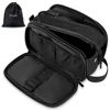Picture of Elviros Travel Toiletry Bag for Men, Shaving Dopp Kit Water-resistant Bathroom Small Toiletries Organizer PU Leather Cosmetic Bags