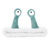 Picture of Face Wash Headband, Palm and Snail Spa Hair Bands Makeup Headbands Women Cartoon Cute Coral Fleece Elastic Headband Creative Hair Accessories for Washing Face Shower Sports (White)