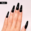 Picture of Imtiti Black Gel Nail Polish, 0.5 Fl Oz Black Color Gel Polish Soak Off Led U V Nail Gel Polish Nail Polish Diy Nail Art Starter Manicure Gel Nail Kit For Women Girls…
