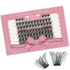 Picture of 96 Pcs Lash Clusters 14-20mm Cluster Lashes D Curl Lash Clusters DIY Lash Extension Eyelash Clusters Volume Wispy Lashes Super Thin Band Soft & Comfortable(Volume-D-14-20 mix)