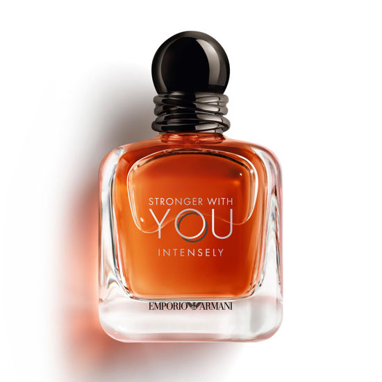 Picture of Armani Beauty - Stronger With You Intensely - Cologne for Men - Fougère Ambery Woody Men’s Fragrance - Pink Pepper, Lavender, Vanilla Notes - 3.4 Fl Oz