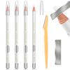 Picture of Tattoo Makeup And Microblading Supplies Kit-Permanent Eye Brow Liners For Marking In 5 Colors Waterproof Eyebrow Pencils Peel (white)