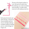 Picture of evpct 2Pcs Hot Pink Rose Red Liquid Eyeliner Set Waterproof Neon Bright Light Pink Eye Liner Liquid Pen Pencil for Women Eyes delineadores de colores para ojos delineador de ojos contra el agua 02&11