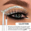 Picture of evpct 2Pcs Pearl White Silver Color Liquid Glitter Eyeliner Sets Eyeliner Glitter Liquid Liners for Women Liquid Sparkly Glitter Eyeliner delineador con glitter de colores para ojos colores 09+10