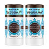 Picture of Lavanila Natural Aluminum Free Deodorant 2-Pack, Vanilla Coconut - The Healthy Deodorant for Men and Women, Solid Stick (2 Ounce Each), Vegan