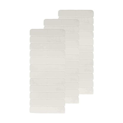 Picture of Full Shine Replacement Tape Tabs Hair Extensions Tape in No-Residue Tape for Extensions Human Hair Double Sided Tape in Hair Extensions White 0.8cm*4cm 36pcs