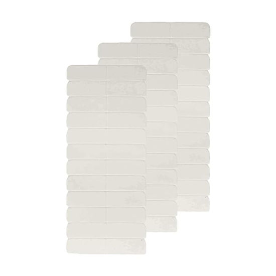 Picture of Full Shine Replacement Tape Tabs Hair Extensions Tape in No-Residue Tape for Extensions Human Hair Double Sided Tape in Hair Extensions White 0.8cm*4cm 36pcs