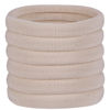 Picture of 60 Pcs 2 Inch Blonde No Damage Hair Ties for Women Thick Hair, Large Soft Seamless Nylon Fabric Elastic Hair Ties Ponytail Hair Holders Hair Elastics Hair Band for Women