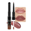 Picture of evpct 1Pcs Orange Brown Lip Stain Paint Matte Lip Liner and Lipstick Set Long Lasting Smudge Proof labiales matte mate larga duracion listip 24 hours a prueba de agua mate 24 horas originales,36#