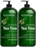 Picture of New York Biology Tea Tree Shampoo - Deep Cleanser - Relief for Dandruff and Dry Itchy Scalp - Therapeutic Grade - Helps Promote Hair Growth - 16.9 fl Oz - Pack of 2