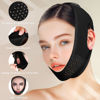 Picture of Beiskll Reusable V Line Lifting Mask with Chin Strap, V Shaped Face Mask for Sagging, Jaw Exerciser (Black)