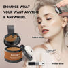 Picture of MIFELOY 2 Pack Root Touch Up Powder, Hair Color for Grays, Root Coverage for Women and Men, Concealer for Beard Line, Eyebrow, and Thinning Grey Hairline, Light Brown