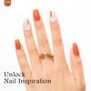Picture of MAYCHAO 15ML Orange Gel Nail Polish 1Pc Marmalade Gel Polish Soak Off UV LED Nail Polish Nail Art Starter Manicure Salon DIY at Home, 0.5 OZ