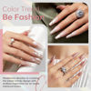 Picture of modelones Cat Eye Gel Nail Polish, 1Pcs 15ML Glitter Nude Gel Polish with Magnet Sparkle Galaxy Series Spring Nail Gel Polish Soak Off Led Reflective Nail Art Gel Manicure Salon DIY Gifts