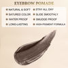 Picture of LAVONE Eyebrow Stamp Stencil Kit, Brow Stamp Trio Kit with Waterproof Eyebrow Pencil, Eyebrow Pomade, 20 Eyebrow Stencils, Dual-ended Eyebrow Brush and Sponge Applicator - Dark Brown
