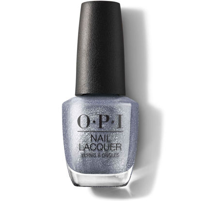 Picture of OPI Nail Lacquer OPI Nails the Runway | Opaque Muted Gray Shimmer Chip Resistant Nail Polish | Muse of Milan Collection