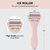 Picture of Kitsch Ice Face Roller Skin Care - Facial Rollers for Eye Puffiness, Cold Skin Rollers, Lymphatic Drainage Massager, Roller Face for Wrinkles, Migraine Relief, Valentines Day Gift for Her - Terracotta