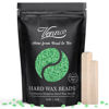 Picture of VENNCO 2.5lb Aloe Wax Beads - Hard Wax Beans for Coarse Hair Removal, Gentle Large Refill for Wax Warmer Kit, At-Home & Professional Smooth Waxing for Sensitive Skin Brazilian Bikini Face Eyebrow Leg