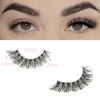 Picture of FARRED Cat Eye Lashes Natural Eyelashes Short Wispy Lash Strips Volume Eyelash Cateye Medium Length False Lashes Natural Looking Hybrid Clusters Full Strip Lashes (A1 | 8-14MM)