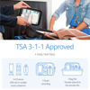 Picture of PACKISM TSA Approved Toiletry Bag - 3 Pack Upgrade Color-Edged Clear Makeup Bag, Clear Toiletry Bag For Traveling Fits Various Storage Needs, Black