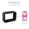 Picture of PACKISM TSA Approved Toiletry Bag - 3 Pack Upgrade Color-Edged Clear Makeup Bag, Clear Toiletry Bag For Traveling Fits Various Storage Needs, Black