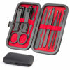 Picture of Manicure Kit, Okom Mens Manicure Set, Mens Grooming Kit, Nail Care Kit, Manicure Kit for Men and Women, Mens Nail Grooming Kit, Nail Kit, Manicure Set Nail Clippers Nail File, Mens Gifts(10PCS)