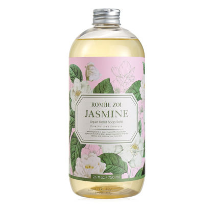Picture of ROMIIE ZOI Liquid Hand Soap Refill, Jasmine, Gentle & Moisturizing Formula, 750 ML/ 26 FLOZ