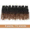 Picture of Goddess Box Braids Crochet Hair With Curly Ends 10 Inch Bohomian Box Braids Crochet Braids 8 Packs 3X Crochet Braids Synthetic Braiding Hair Extension for Black Women (10 Inch (Pack of 8), 1B-4-30)……