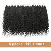 Picture of Goddess Box Braids Crochet Hair With Curly Ends 16 Inch Bohomian Box Braids Crochet Braids 8 Packs 3X Crochet Braids Synthetic Braiding Hair Extension for Black Women (16 Inch (Pack of 8), #2)…