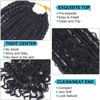Picture of Goddess Box Braids Crochet Hair With Curly Ends 14 Inch Bohomian Box Braids Crochet Braids 8 Packs 3X Crochet Braids Synthetic Braiding Hair Extension for Black Women (14 Inch (Pack of 1), 1B)
