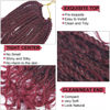 Picture of Goddess Box Braids Crochet Hair With Curly Ends 12 Inch Bohomian Box Braids Crochet Braids 8 Packs 3X Crochet Braids Synthetic Braiding Hair Extension for Black Women (12 Inch (Pack of 8), T1B BUG)…