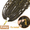 Picture of Goddess Box Braids Crochet Hair With Curly Ends 18 Inch Bohomian Box Braids Crochet Braids 8 Packs 3X Crochet Braids Synthetic Braiding Hair Extension for Black Women (18 Inch (Pack of 8), M1b 27)