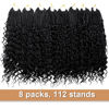 Picture of Goddess Box Braids Crochet Hair With Curly Ends 18 Inch Bohomian Box Braids Crochet Braids 8 Packs 3X Crochet Braids Synthetic Braiding Hair Extension for Black Women(18 Inch (Pack of 8), #1)…