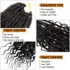 Picture of Goddess Box Braids Crochet Hair With Curly Ends 12 Inch Bohomian Box Braids Crochet Braids 8 Packs 3X Crochet Braids Synthetic Braiding Hair Extension for Black Women(12 Inch (Pack of 8), #2)………