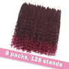 Picture of Goddess Box Braids Crochet Hair With Curly Ends 22 Inch Bohomian Box Braids Crochet Braids 8 Packs 3X Crochet Braids Synthetic Braiding Hair Extension for Black Women (22 Inch (Pack of 8), T1B BUG)
