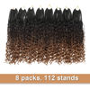 Picture of Goddess Box Braids Crochet Hair With Curly Ends 16 Inch Bohomian Box Braids Crochet Braids 8 Packs 3X Crochet Braids Synthetic Braiding Hair Extension for Black Women (16 Inch (Pack of 8), 1B-4-30)……