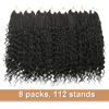 Picture of Goddess Box Braids Crochet Hair With Curly Ends 18 Inch Bohomian Box Braids Crochet Braids 8 Packs 3X Crochet Braids Synthetic Braiding Hair Extension for Black Women(18 Inch (Pack of 8), #2)…