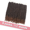 Picture of Goddess Box Braids Crochet Hair With Curly Ends 22 Inch Bohomian Box Braids Crochet Braids 8 Packs 3X Crochet Braids Synthetic Braiding Hair Extension for Black Women (22 Inch (Pack of 8), T1B 30)