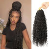 Picture of Goddess Box Braids Crochet Hair With Curly Ends 18 Inch Bohomian Box Braids Crochet Braids 8 Packs 3X Crochet Braids Synthetic Braiding Hair Extension for Black Women(18 Inch (Pack of 8), #4)…