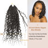 Picture of Goddess Box Braids Crochet Hair With Curly Ends 18 Inch Bohomian Box Braids Crochet Braids 8 Packs 3X Crochet Braids Synthetic Braiding Hair Extension for Black Women(18 Inch (Pack of 8), #4)…