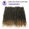 Picture of Goddess Box Braids Crochet Hair With Curly Ends 24 Inch Bohomian Box Braids Crochet Braids 8 Packs 3X Crochet Braids Synthetic Braiding Hair Extension for Black Women (24 Inch (Pack of 8), T27)………