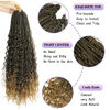 Picture of Goddess Box Braids Crochet Hair With Curly Ends 24 Inch Bohomian Box Braids Crochet Braids 8 Packs 3X Crochet Braids Synthetic Braiding Hair Extension for Black Women (24 Inch (Pack of 8), T27)………