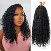 Picture of Goddess Box Braids Crochet Hair With Curly Ends 14 Inch Bohomian Box Braids Crochet Braids 8 Packs 3X Crochet Braids Synthetic Braiding Hair Extension for Black Women(14 Inch (Pack of 8), #1)…