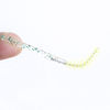Picture of i-Laesh 100 Pcs Crystal Eyelash Brush Mascara Wands Disposable Eyebrow/Lash Brushes for Eyelashes Extensions Eye Makeup Kit Lashes Applicator Tool Spoolies (Crystal Green)