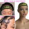Picture of Lace Melting Elastic Bands for Wig Edges and Frontals - Adjustable Wrap Grip to Lay and Keep Wigs in Place (2 PCS, GreenLove)